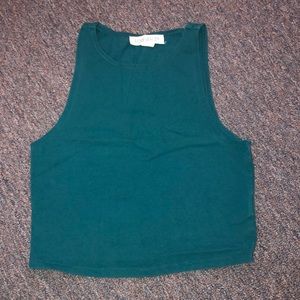 Teal Crop Top. Size Medium.